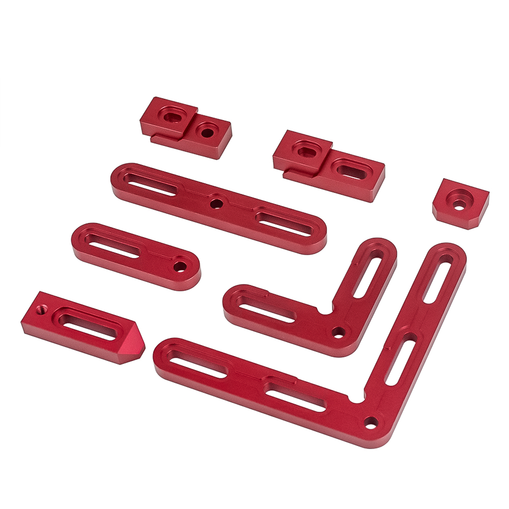 Dust Shoe Cnc - 1set L-shaped Aluminum 90 Degree Positioning