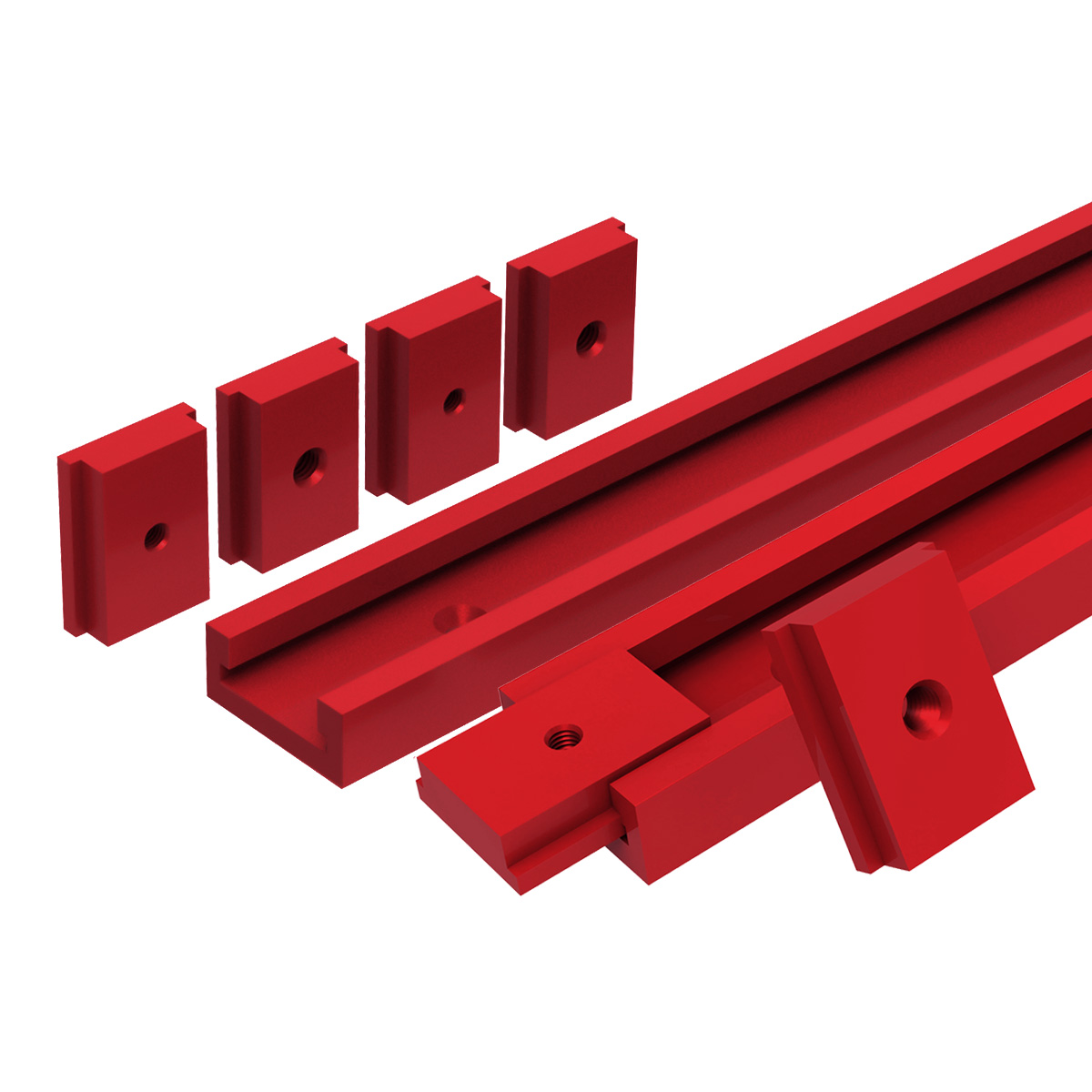 Aluminum T-Slot Profile - T30 Track 50cm Aluminium T-Slider T
