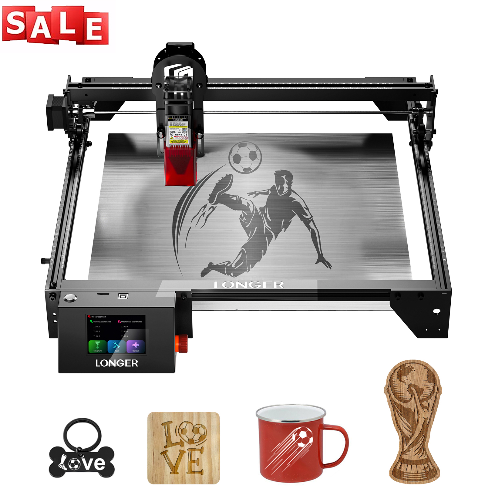 Industrial Laser Removal - LONGER RAY5 Smart Laser Cutter &