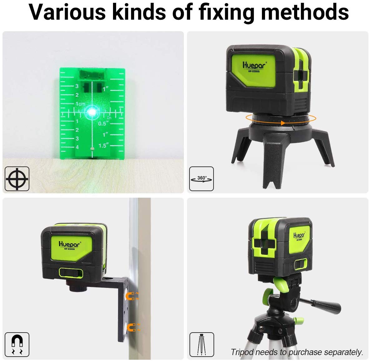 Huepar 9300G 3 Point Laser Sel - Industrial Laser Measurement incelemesi ve fiyatı