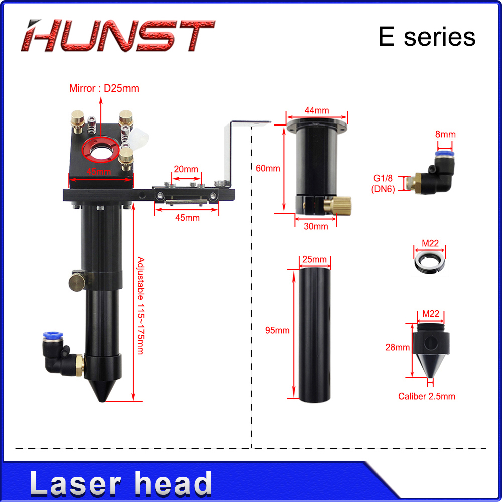 Hunst E Series CO2 Laser Head  - Co2 Laser Mirror incelemesi ve fiyatı