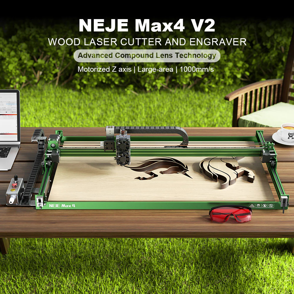 Industrial NEJE Max 4 V2 E80 2 - Industrial Laser Engraver For Wood incelemesi ve fiyatı