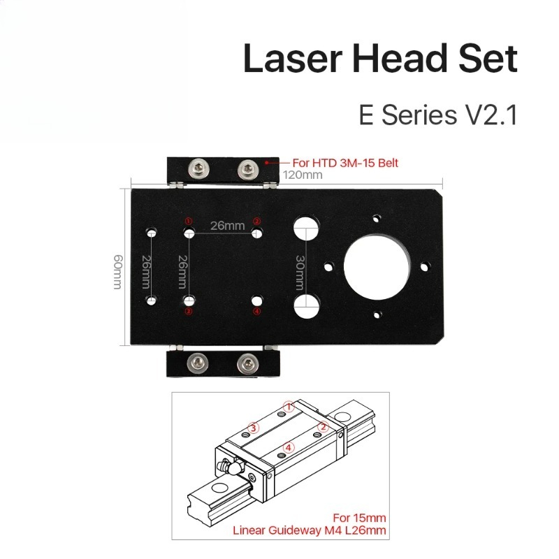Cloudray E Series CO2 Head Set - Co2 Laser Mirror incelemesi ve fiyatı