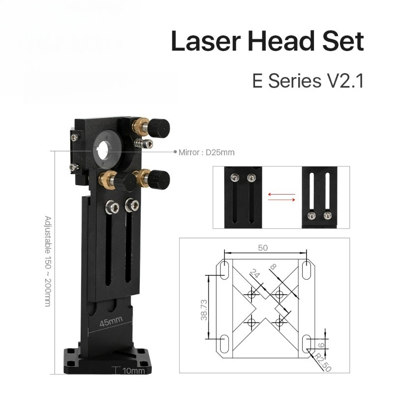 Cloudray E Series CO2 Head Set - Co2 Laser Mirror incelemesi ve fiyatı