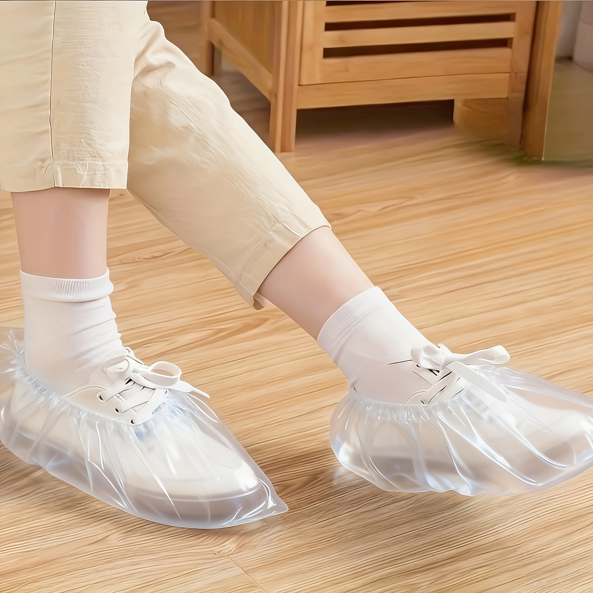 200pcs Disposable Plastic Shoe - Dust Shoe Cnc incelemesi ve fiyatı