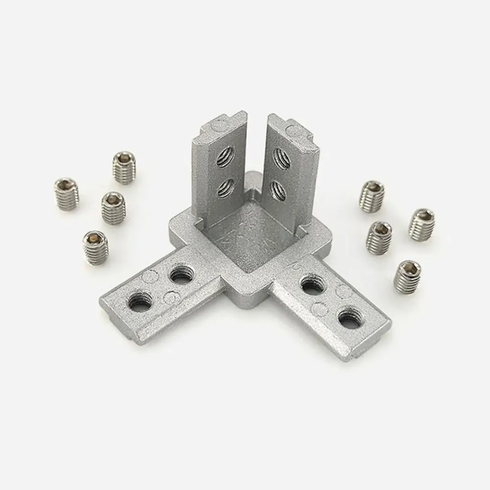 10 Pcs 3 Way Corner Bracket Co - Aluminum T-Slot Profile incelemesi ve fiyatı
