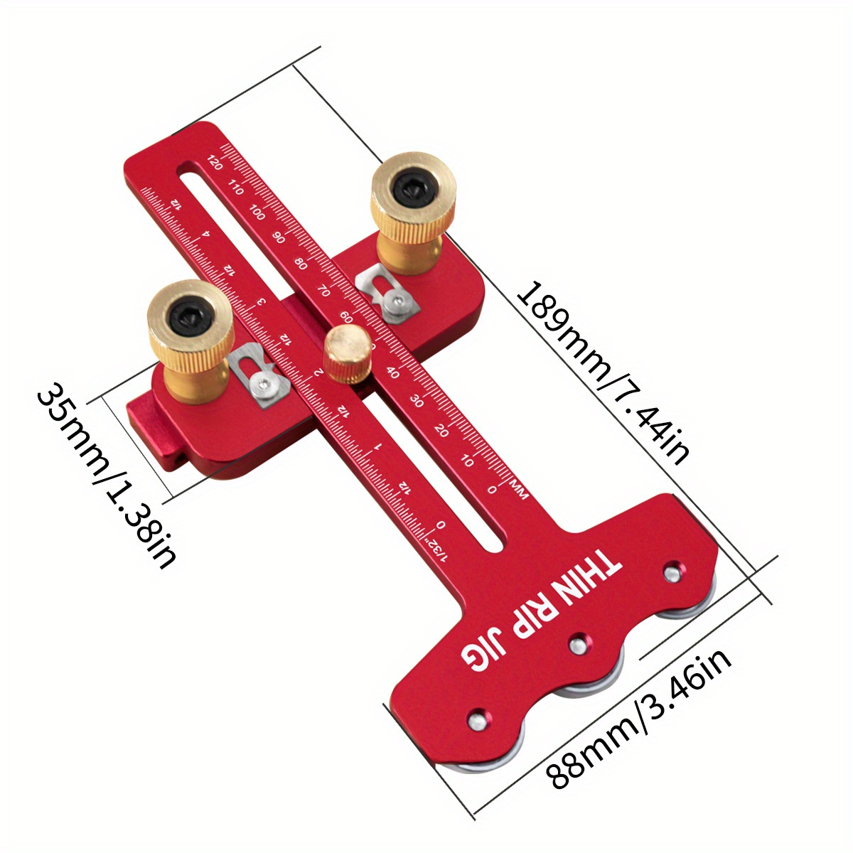 Thin Rip Table Saw Jig,3 Pulle - Aluminum T-Slot Profile incelemesi ve fiyatı