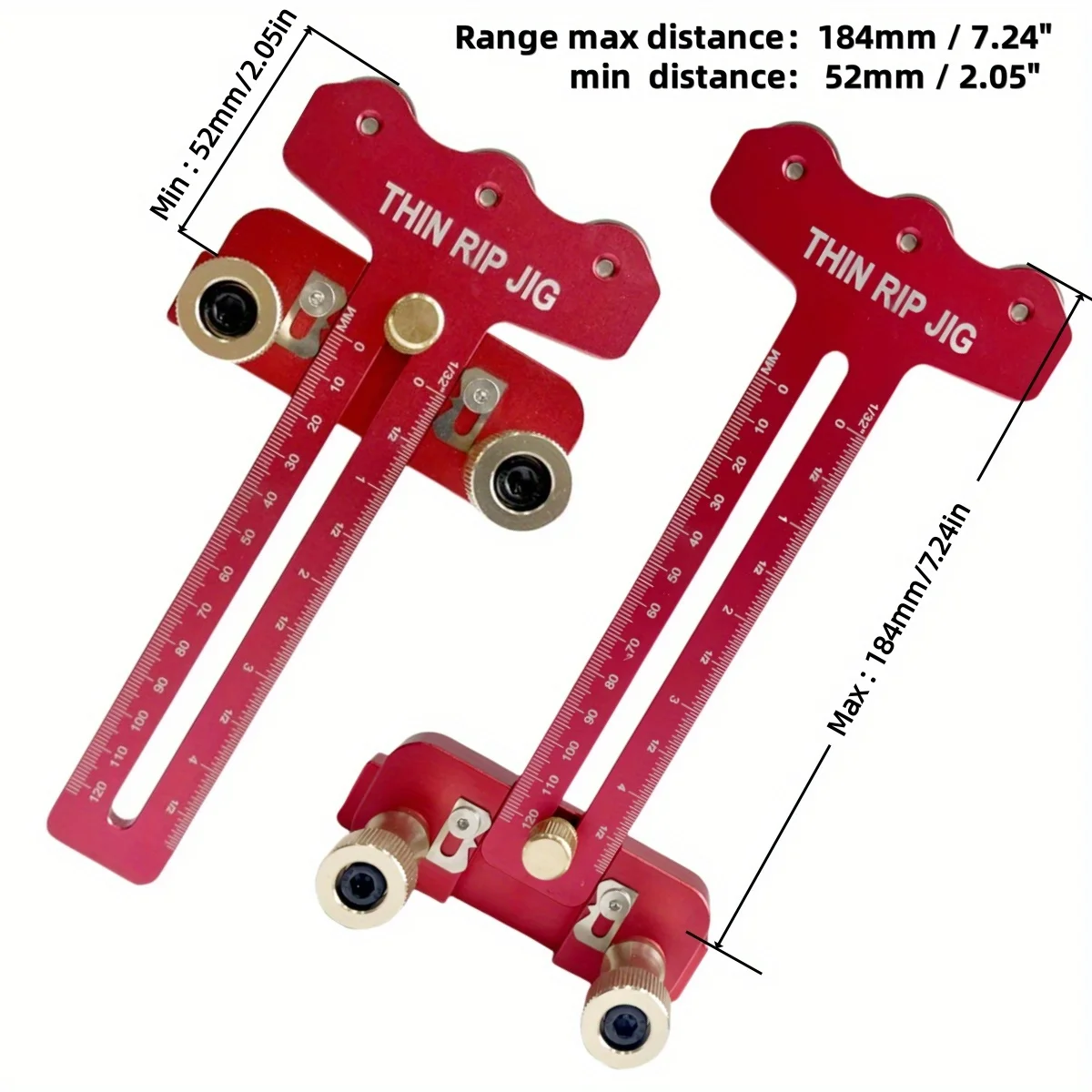 Thin Rip Table Saw Jig,3 Pulle - Aluminum T-Slot Profile incelemesi ve fiyatı