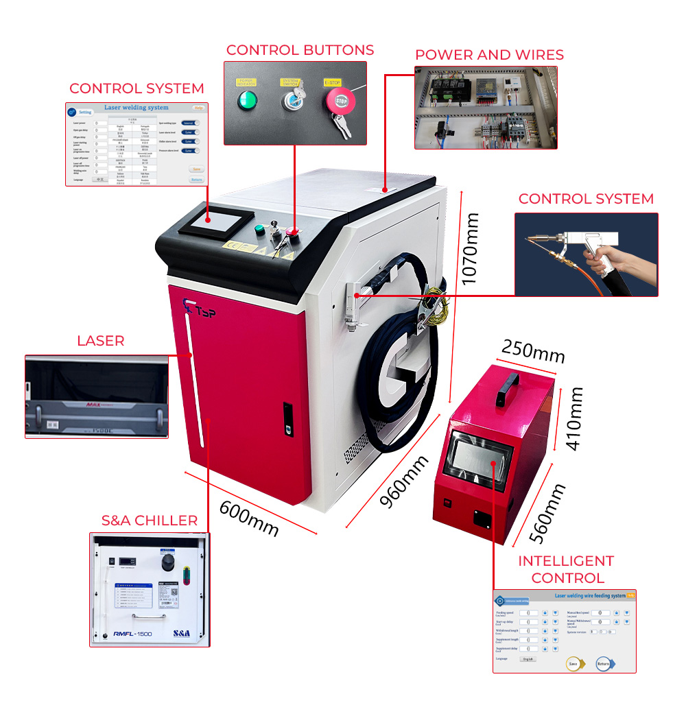 Factory Direct Sales 1000w 200 - Industrial Laser Welding Machine For Sale incelemesi ve fiyatı