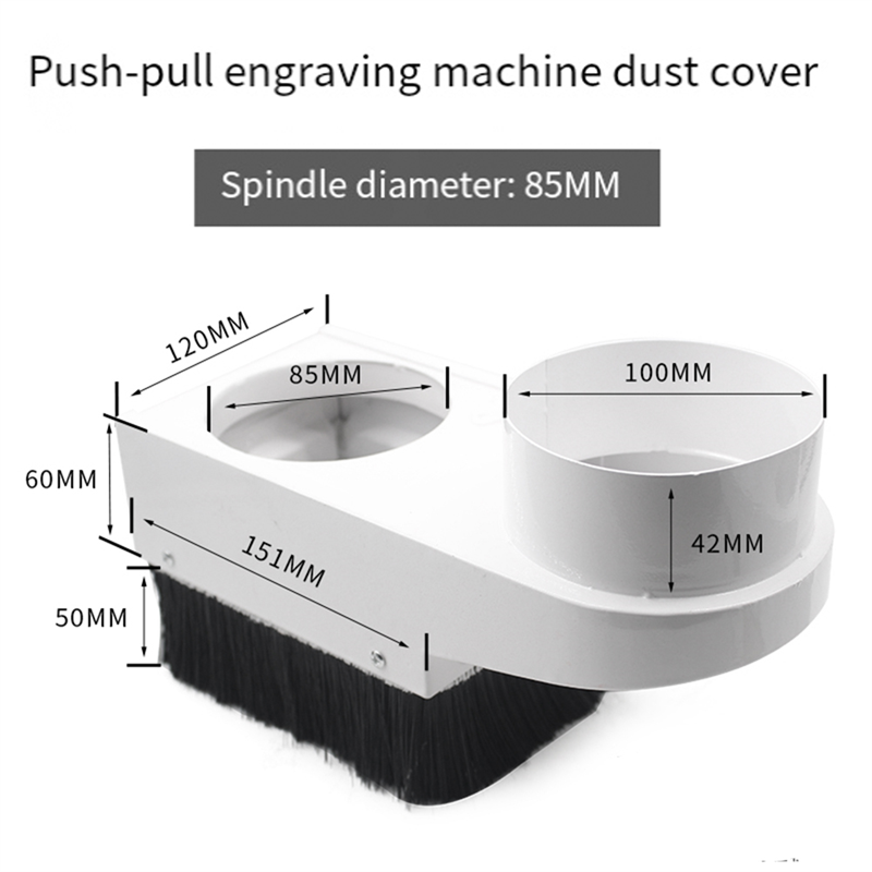 CNC Router Dust Collector Shoe - Dust Shoe Cnc incelemesi ve fiyatı