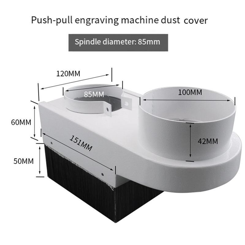 CNC Router Dust Collector Shoe - Dust Shoe Cnc incelemesi ve fiyatı