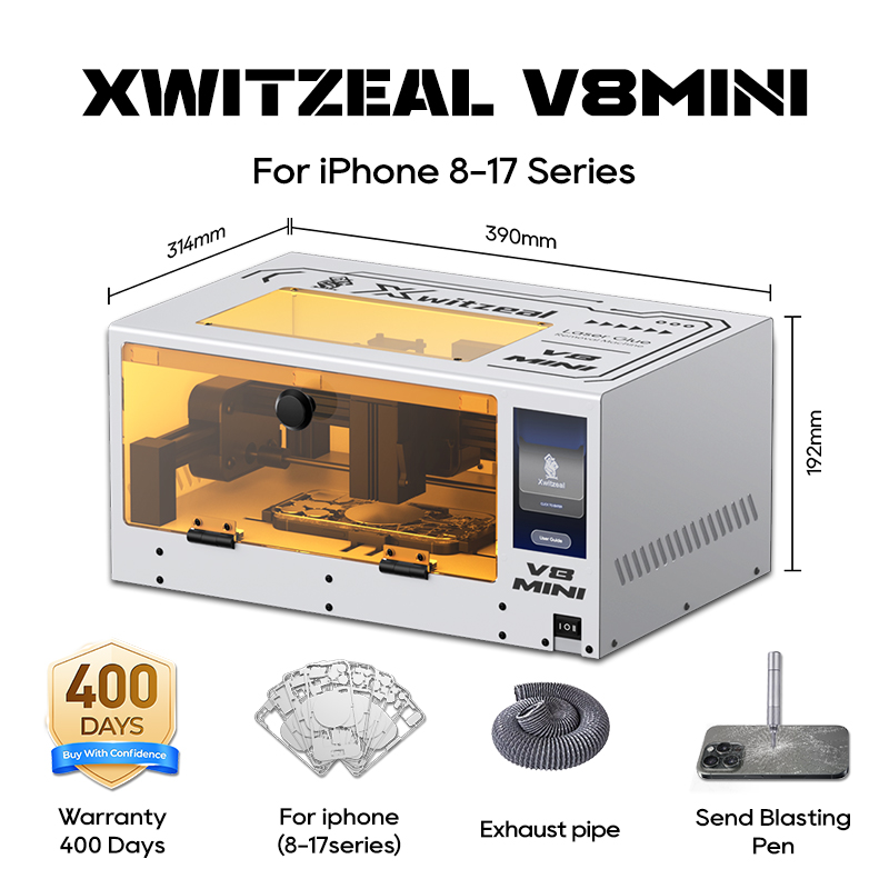 Xwitzeal® V8 MINI Laser Glue R - Industrial Laser Removal incelemesi ve fiyatı