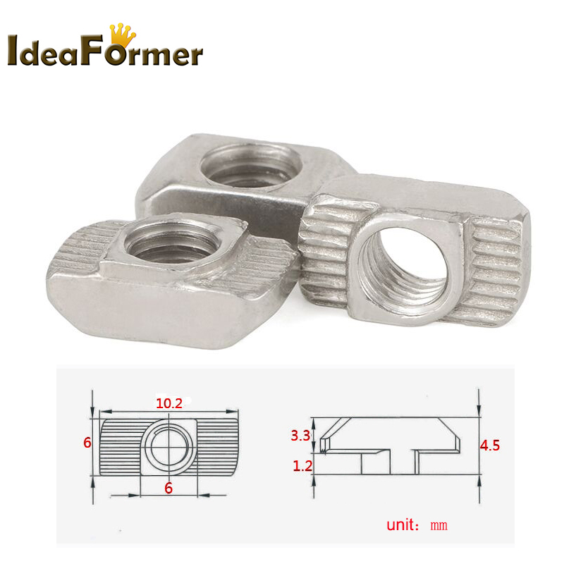 50pcs M3 M4 M5 2020 Series T N - Aluminum T-Slot Profile incelemesi ve fiyatı