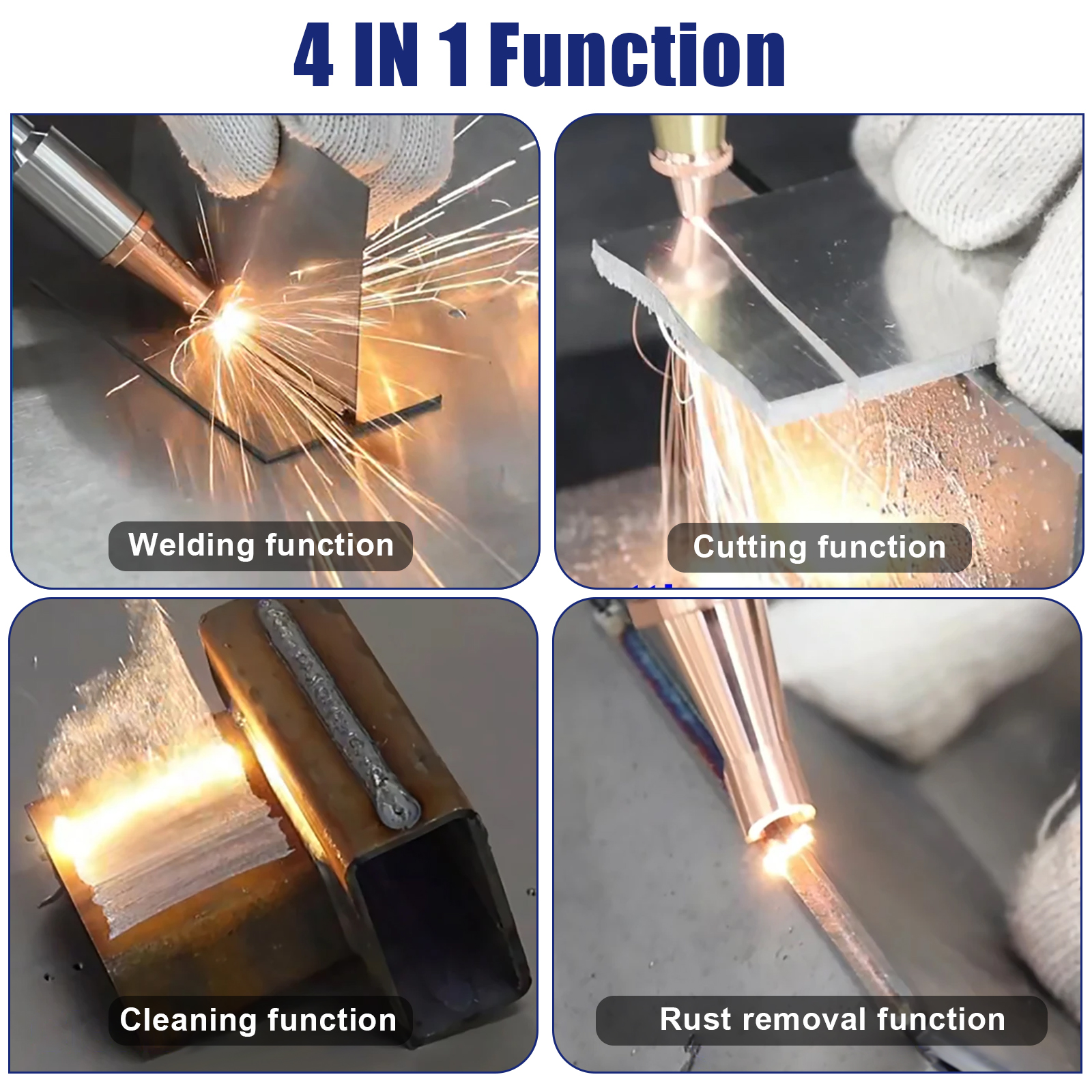 3000W 4 IN 1 Fiber Laser Weldi - Industrial Laser Engraver For Metal incelemesi ve fiyatı