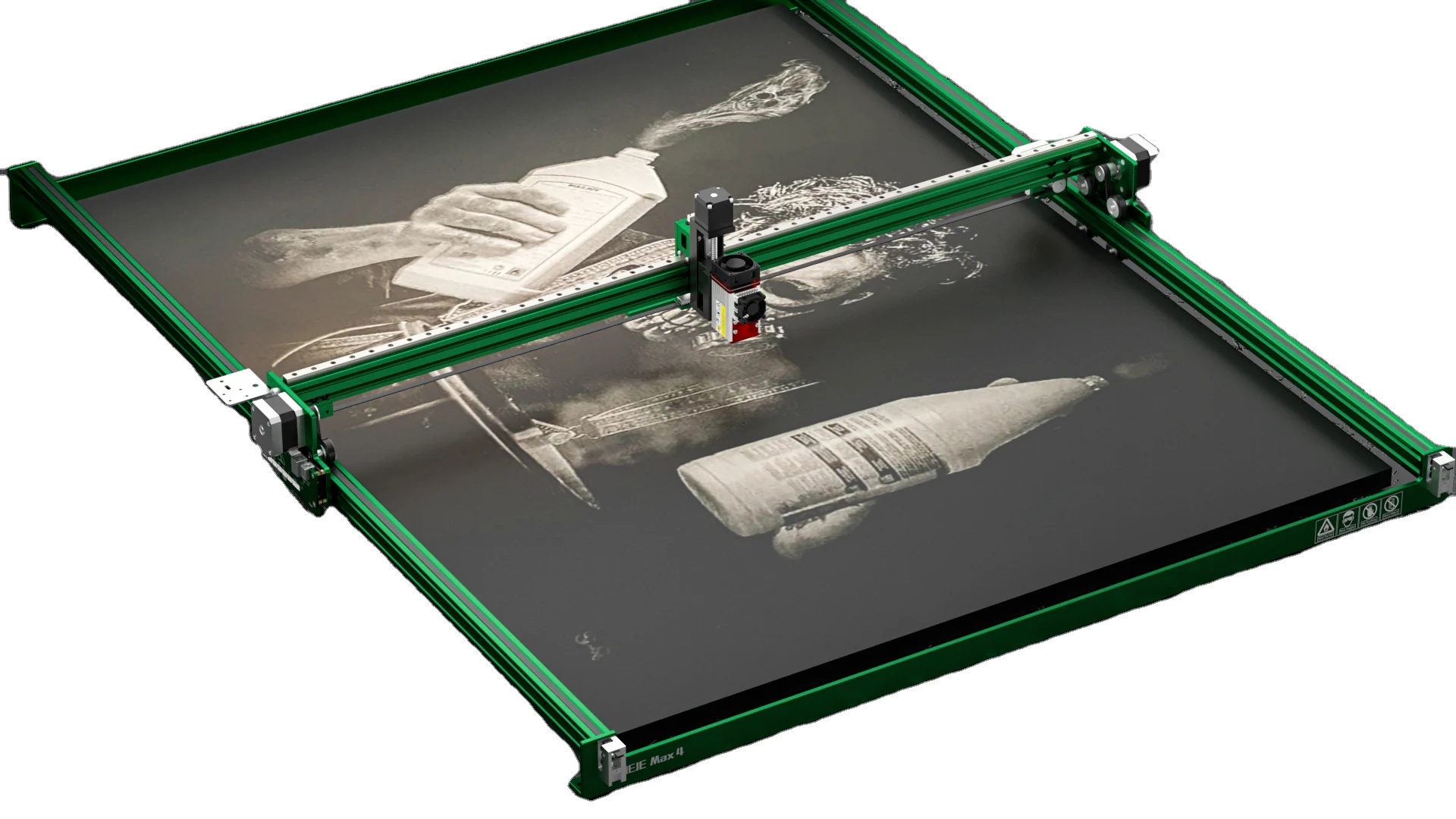 NEJE Max 4 A40640 High Power L - Industrial Laser Engraver For Wood incelemesi ve fiyatı