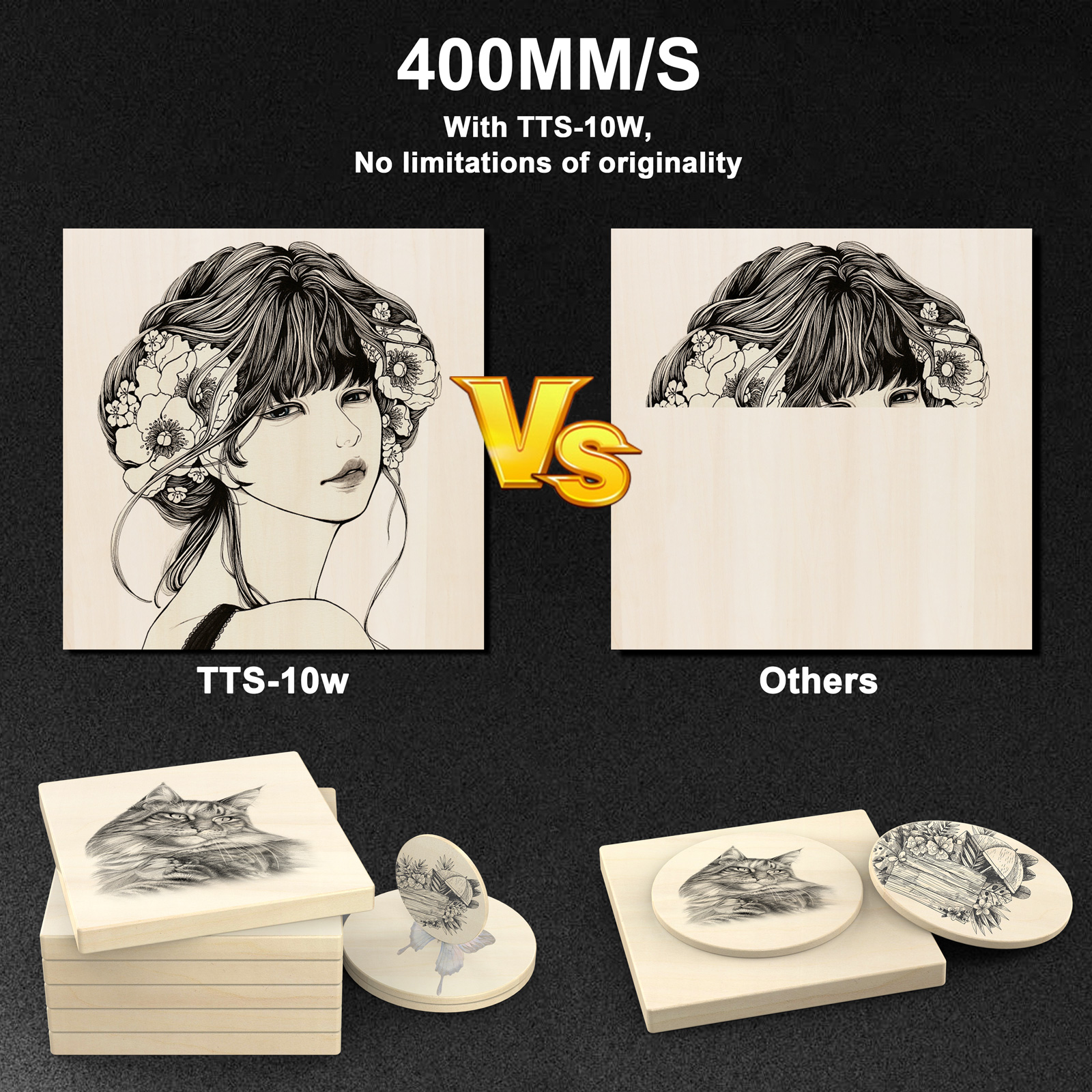 TWOTREES TTS-10 Pro Laser Engr - Industrial Laser Engraver For Metal incelemesi ve fiyatı