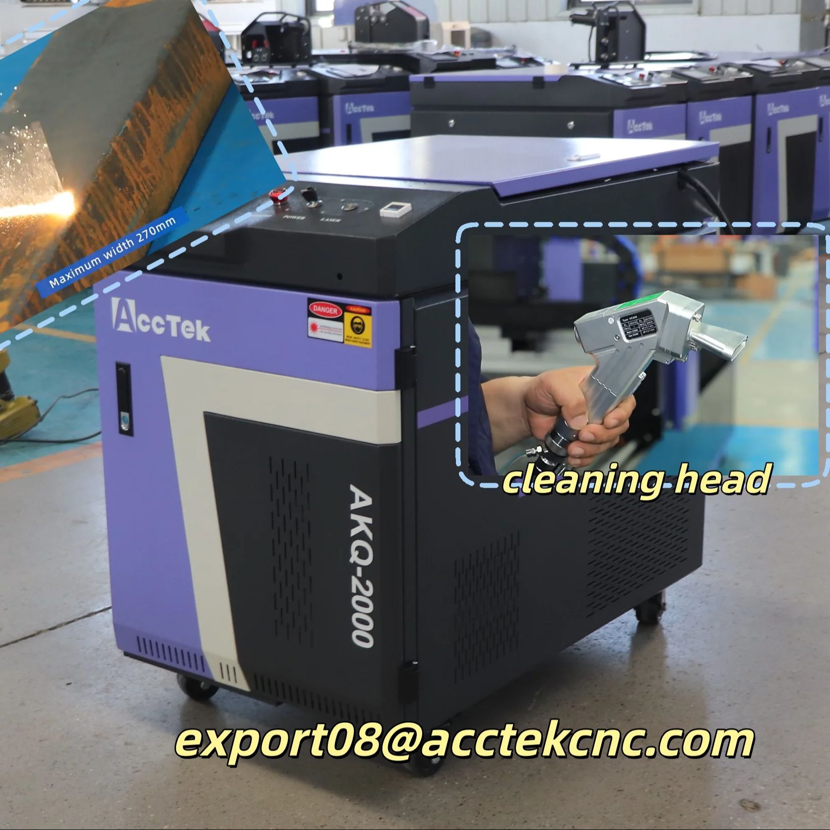 Hot Sale Continue 2000W Handhe - Industrial Laser Cleaner incelemesi ve fiyatı