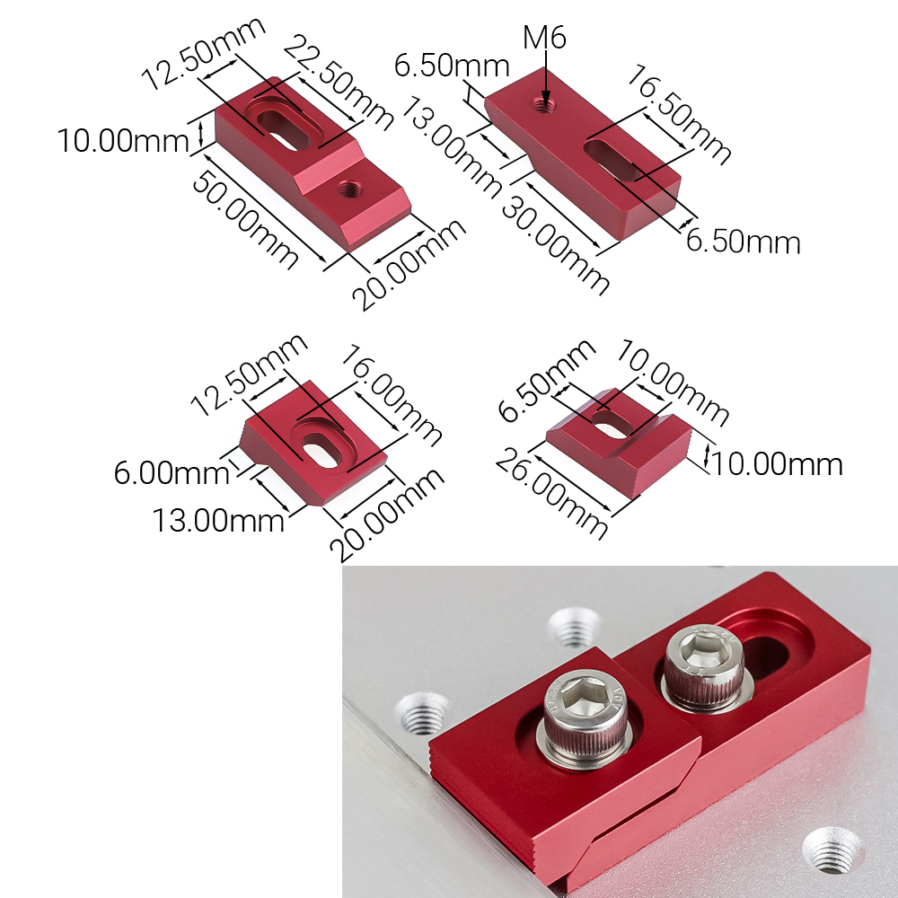 90° CNC Corner Clamp Jig with  - Dust Shoe Cnc incelemesi ve fiyatı