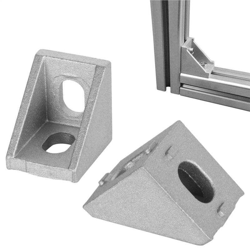 2020 Corner Bracket 40PCS Alum - Aluminum T-Slot Profile incelemesi ve fiyatı