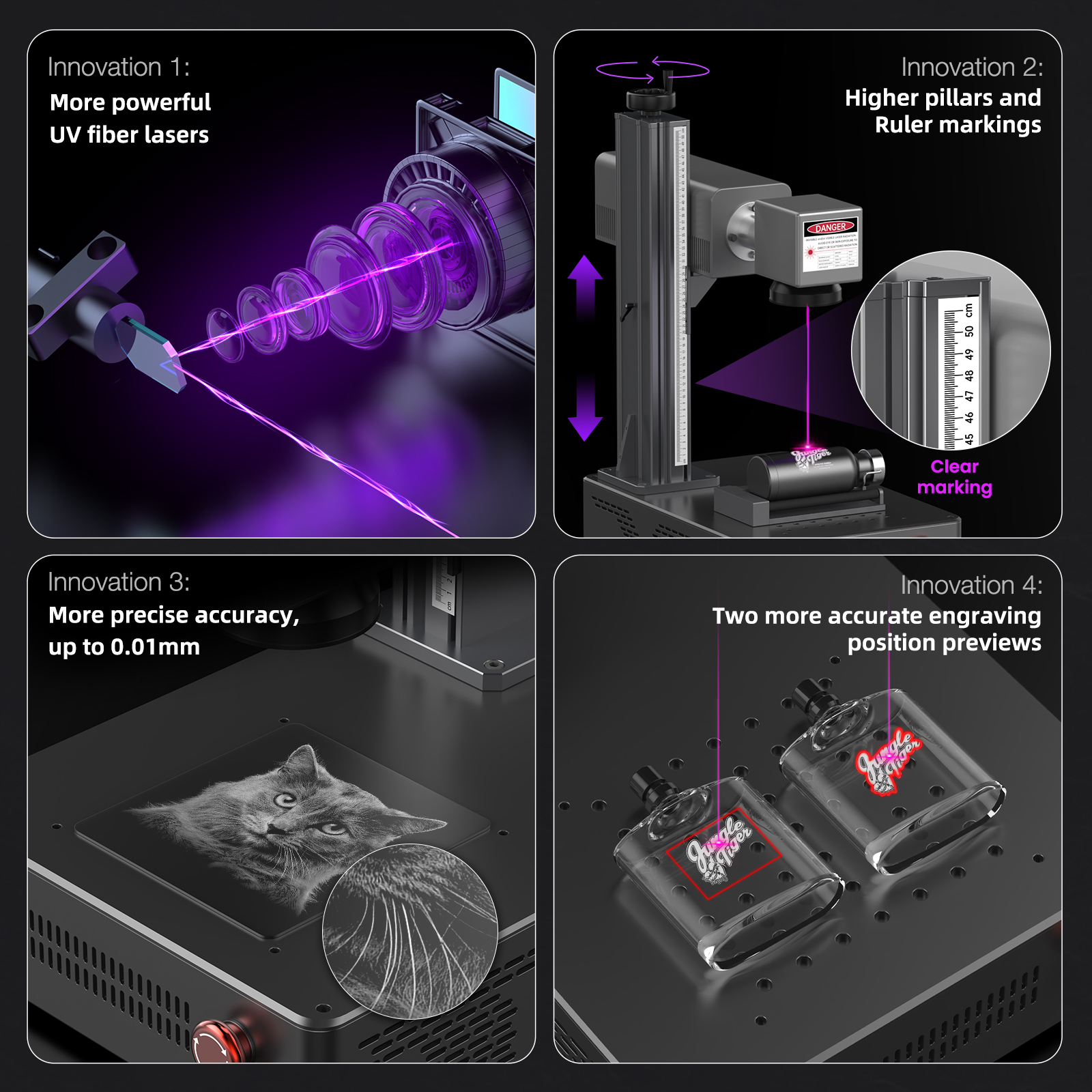 DAJA UV Laser Marking Machine  - Industrial Laser Engraver For Wood incelemesi ve fiyatı