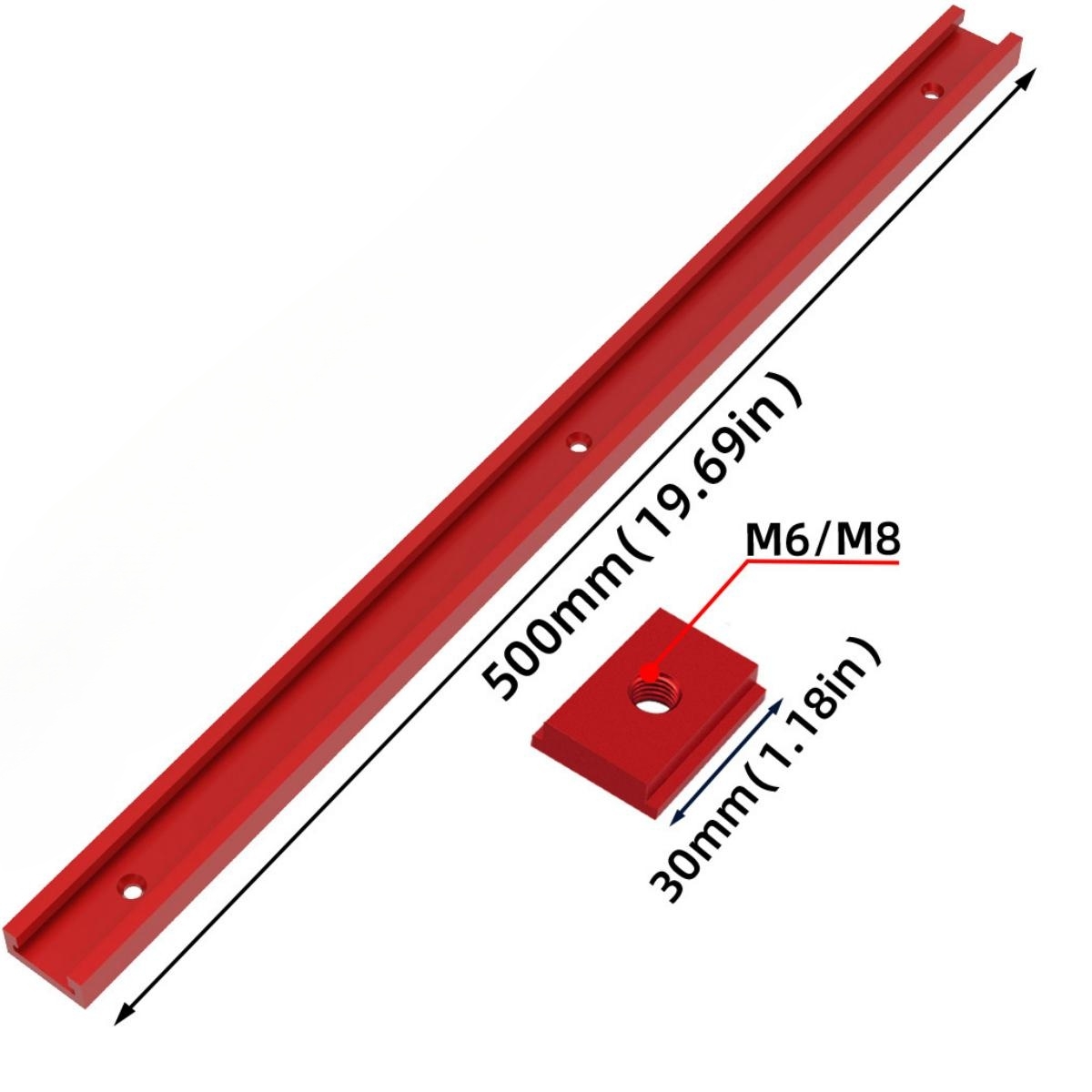 T30 Track 50cm Aluminium T-Sli - Aluminum T-Slot Profile incelemesi ve fiyatı