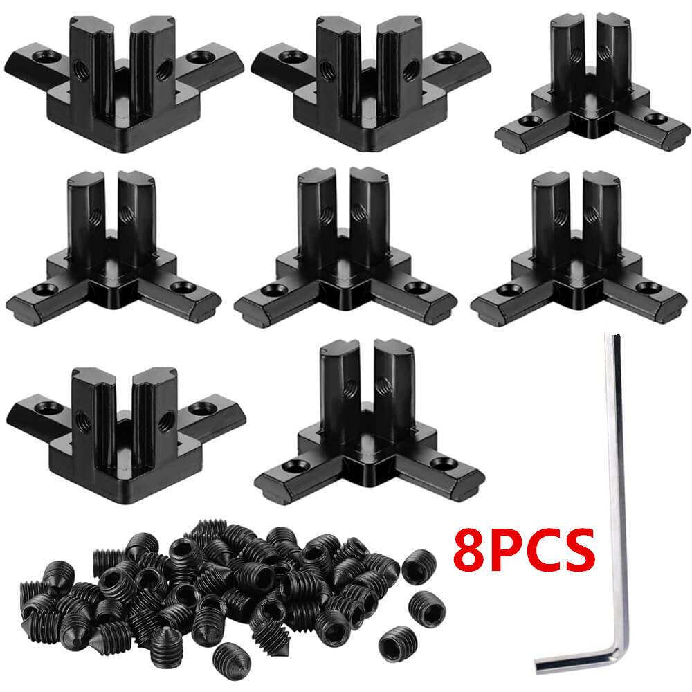 8Pcs Aluminum Profile 90 Degre - Aluminum T-Slot Profile incelemesi ve fiyatı