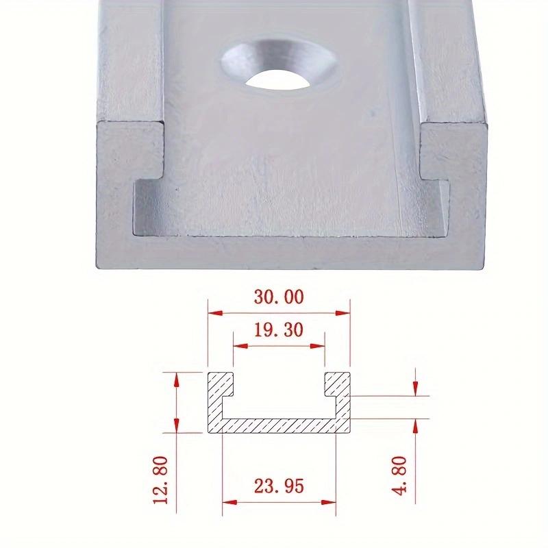 2pcs 800mm 30 Type T-track & 6 - Aluminum T-Slot Profile incelemesi ve fiyatı