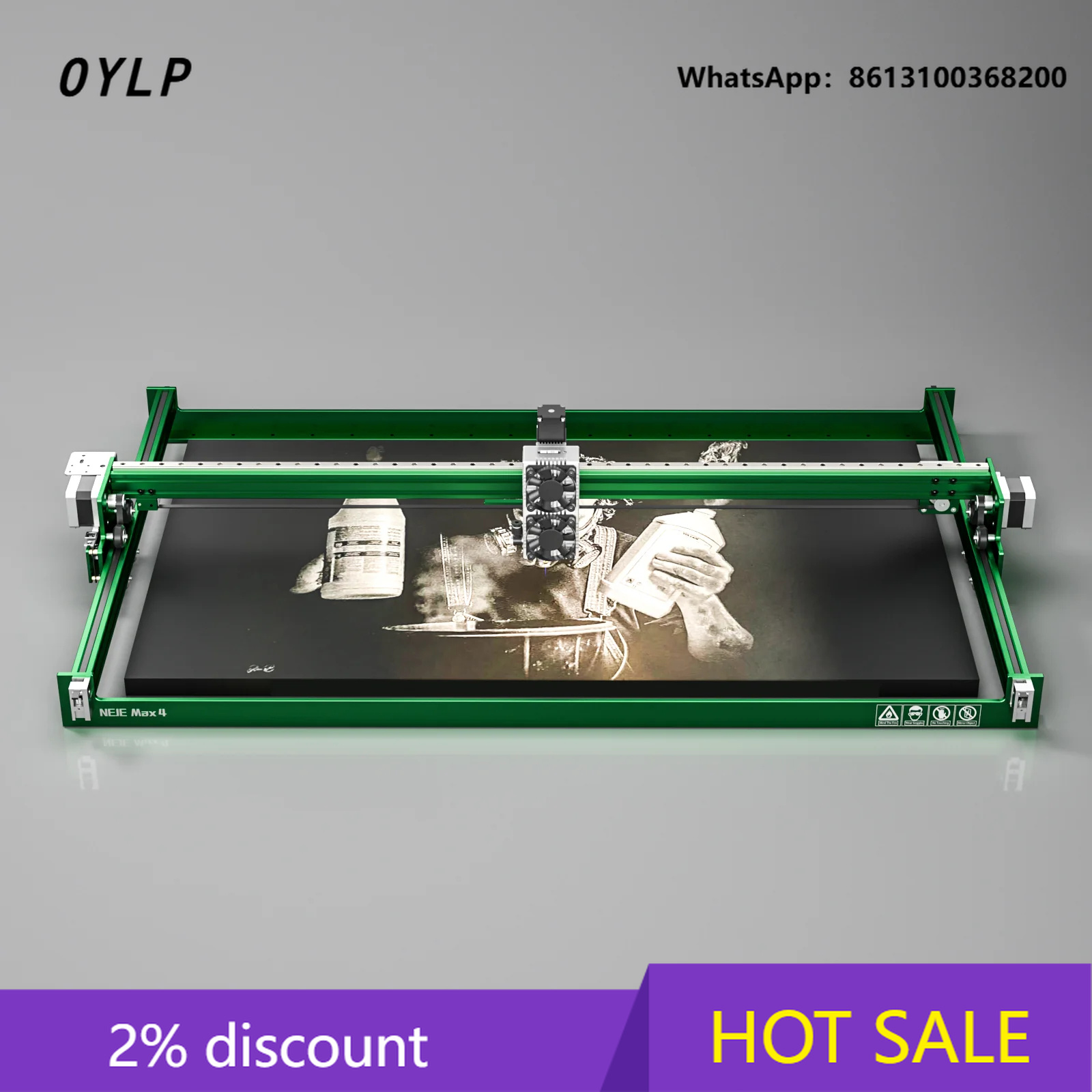 OYLP Max 4 E80 High Power Lase - Industrial Laser Engraver For Wood incelemesi ve fiyatı