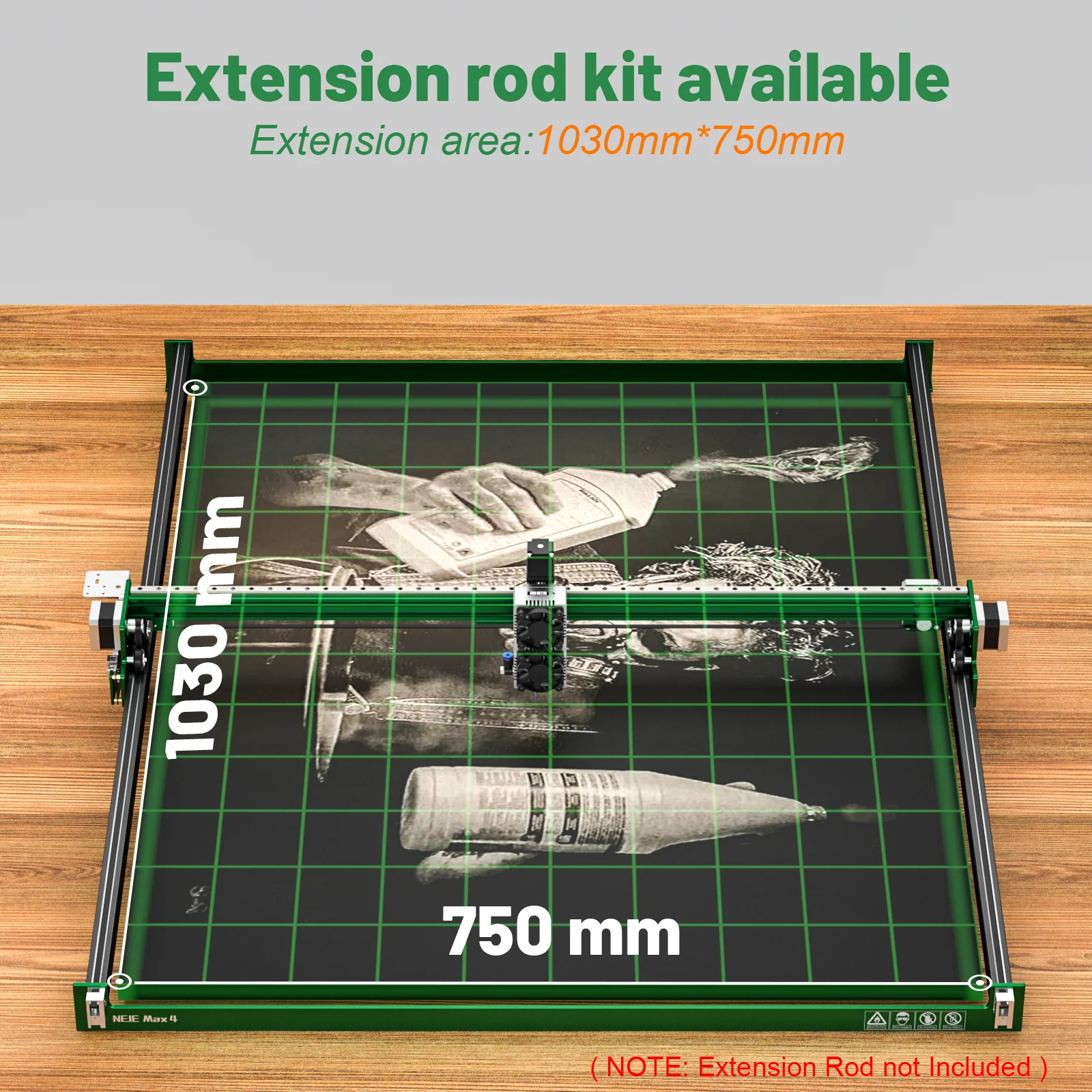 NEJE Max 4 E80 High Power Lase - Industrial Laser Engraver For Wood incelemesi ve fiyatı