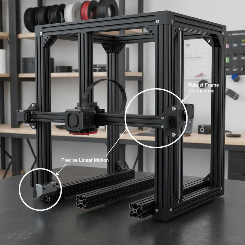 4PCS 23.6 in (600 mm) T Slot 4 - Aluminum T-Slot Profile incelemesi ve fiyatı
